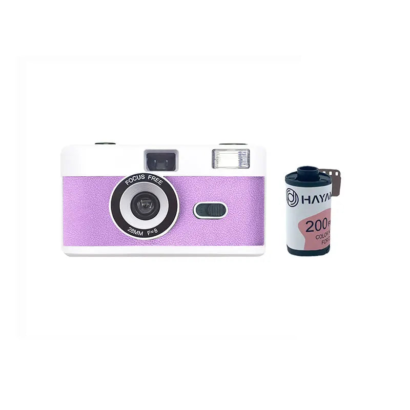 35mm Film Camera Reusable, Compatible with 35mm Color Negative or B/W Film, Non-Disposable Camera with Flash