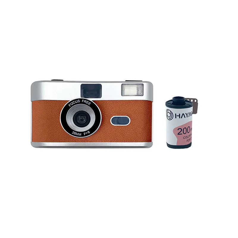 35mm Film Camera Reusable, Compatible with 35mm Color Negative or B/W Film, Non-Disposable Camera with Flash